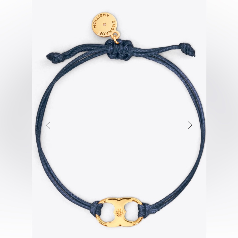 Brand new! Tory Burch $30 EMBRACE AMBITION BRACELET Navy